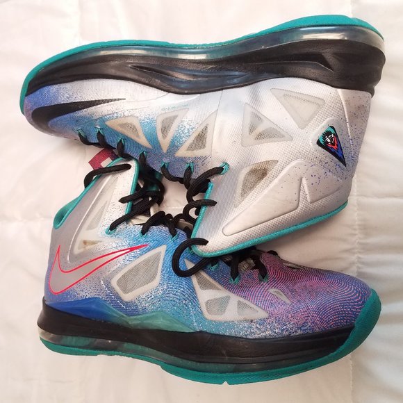 lebron x pure platinum